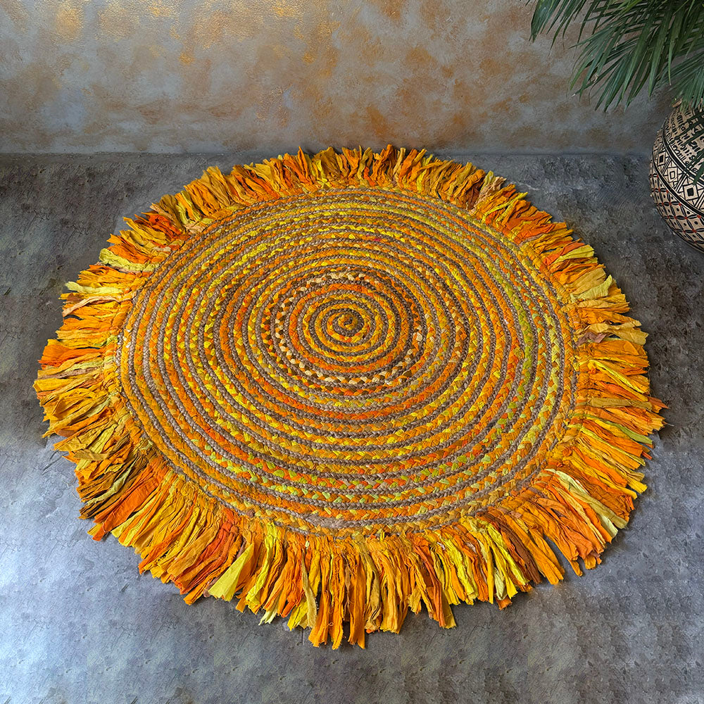 Jute Yellow Rug– Sunshine Boulevard