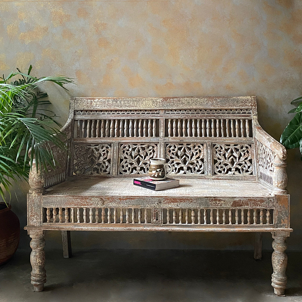 Wooden Sofa Bench Sunshine Boulevard