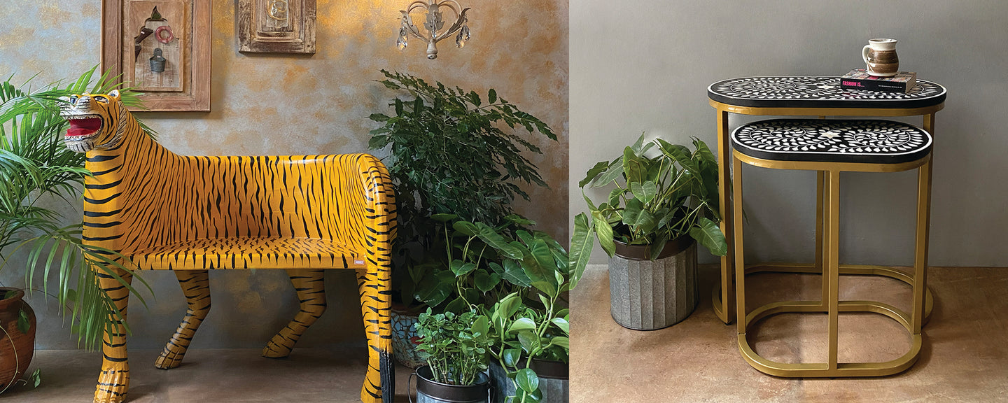 Vintage furniture décor