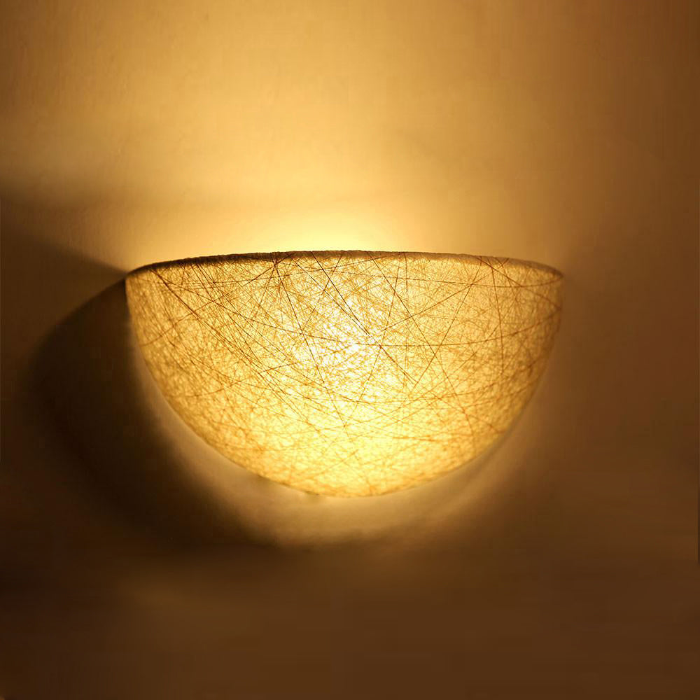 Half moon shop wall lights