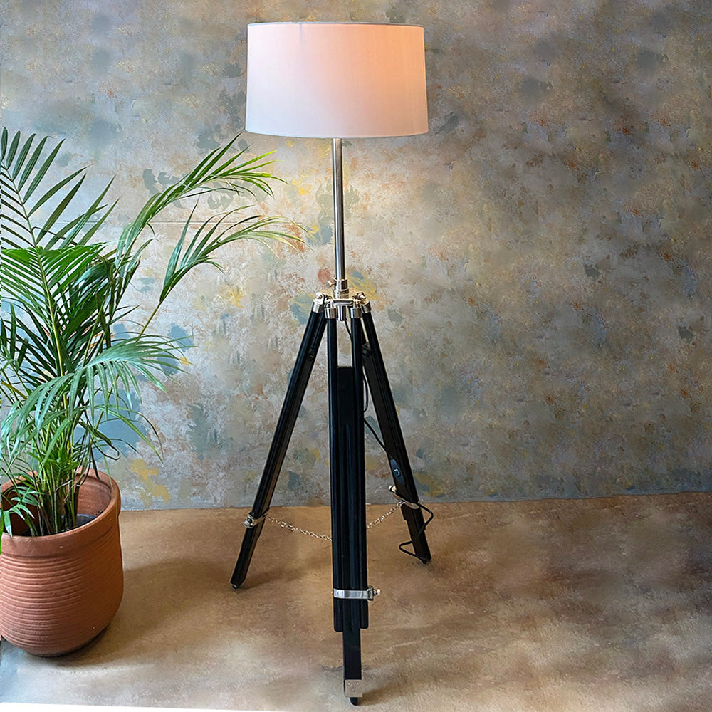 Tripod Floor Lamp with Shade Sunshine Boulevard